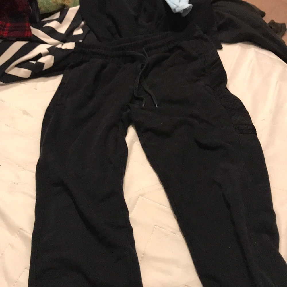 Black joggers